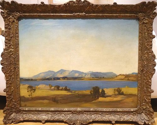 VIEW OF LISMORE & MULL OIL PAINTING