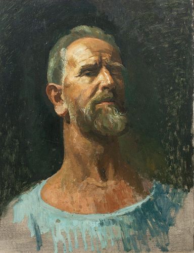SELF PORTRAIT OF THE ARTIST OIL PAINTING