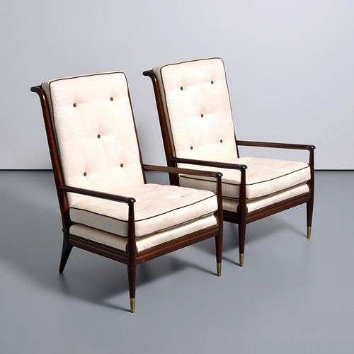 Pair of John Stuart Clingman Lounge Chairs