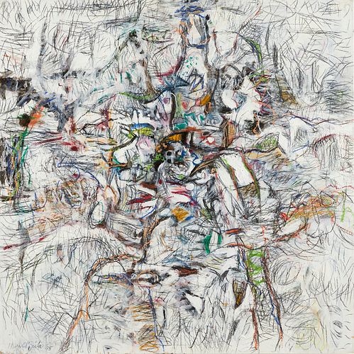 Harold Zisla "Interruptus" Abstract Painting