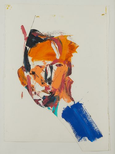 Paul Richards "Head Of Michael" Oil Painting