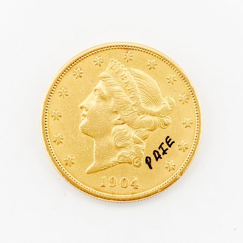 1904 $20 Gold Liberty Head Coin