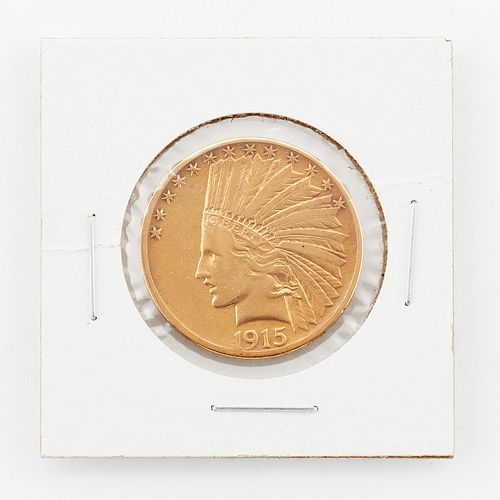 1915 $10 Gold Indian Head Coin