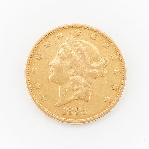 1894 S $20 Gold Liberty Head Double Eagle