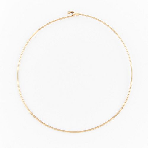 Gucci 9k Yellow Gold Collar Necklace