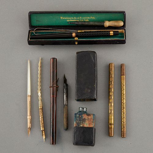 Group of 7 19th/20th c. Fountain Pens