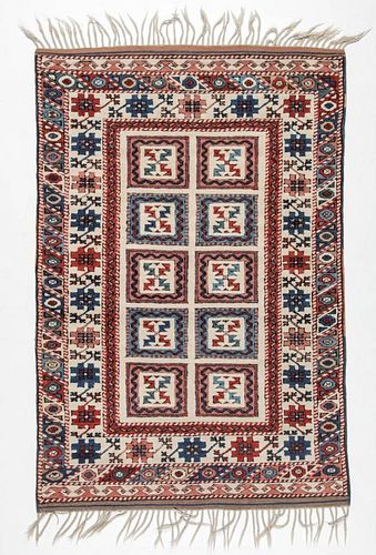 Vintage West Anatolian Rug: 3'6'' x 5'5''