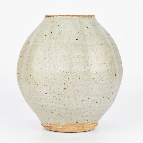 Warren MacKenzie Ceramic Jar - Stamped
