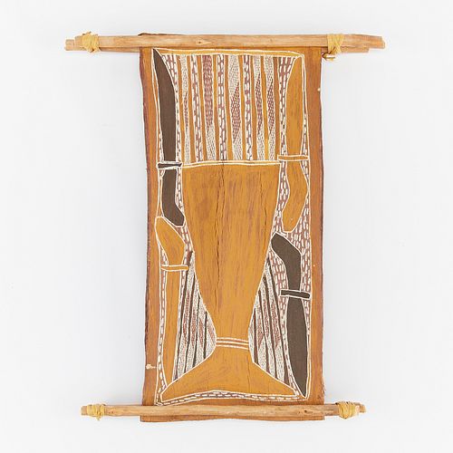 Bambum or Bamkurn Aboriginal Bark Painting
