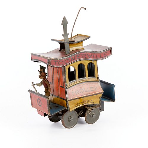 Fontaine Fox German Toonerville Trolley Tin Toy