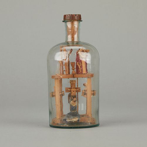 Antique Arma Christi in Bottle