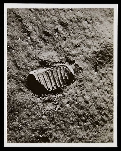 NASA Footprint on Moon Photo from Star Tribune