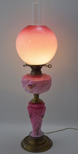 PINK HURRICANE TABLE LAMP