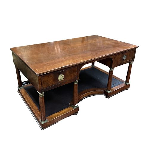Circa 1820s French Empire Partner's Desk