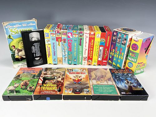 CHILDRENS TV SHOW & LEARNING VHS TAPES