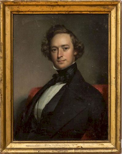 JOSEPH ALLEN HASKELL (1808-1894): PORTRAIT OF A GENTLEMAN