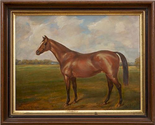 EMIL ADAM (1843-1924): PORTRAIT OF A HORSE