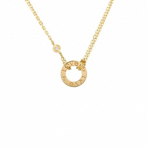 Cartier Love 18K Yellow Gold Pendant Necklace
