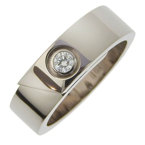Cartier Diamond 18K White Gold Anniversary Ring