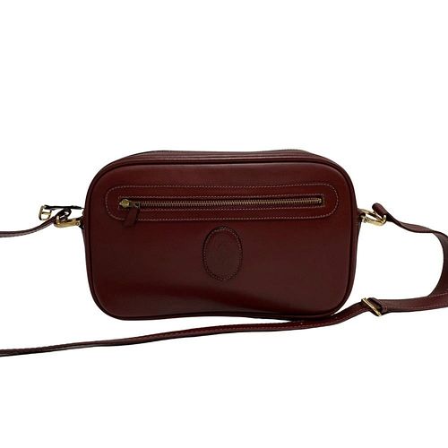 Cartier Must Line Logo Leather Shoulder Bag