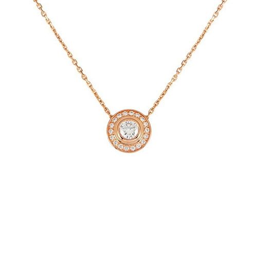 Cartier d'Amour 18K Rose Gold Necklace