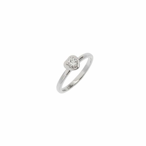 Cartier D'amour Diamond 18K White Gold Heart Ring