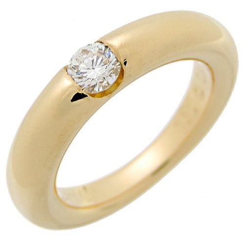 Cartier Ellipse Diamond 18K Yellow Gold Ring