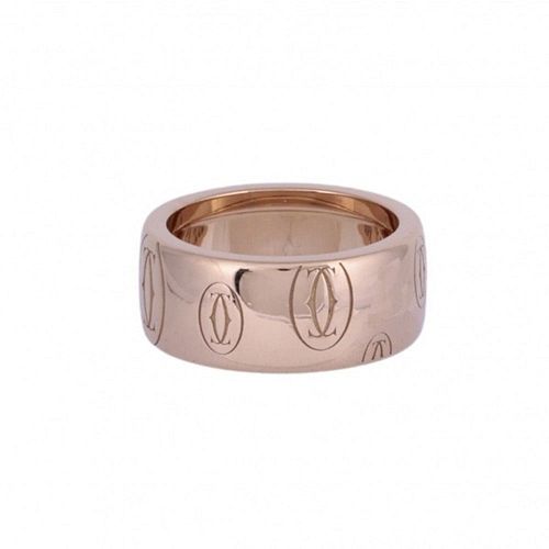Cartier Happy Birthday 18K Rose Gold Large Ring