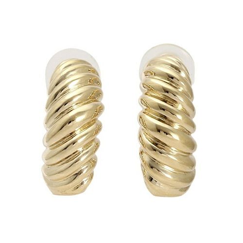 Cartier 18K Yellow Gold Clip Earrings