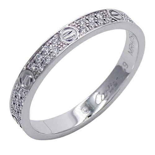 Cartier Love Diamond White Gold Ring