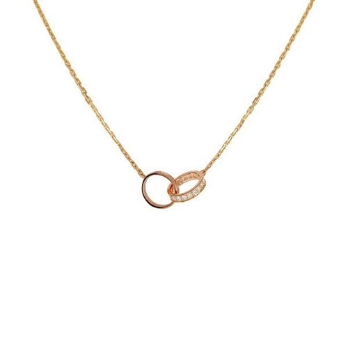 Cartier Love 18K Rose Gold Necklace