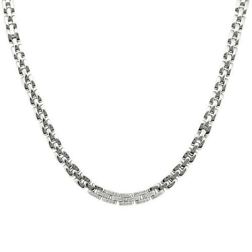 Cartier Maillon Panthère 18K White Gold Necklace