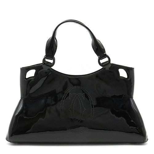 Cartier Marcello Patent Leather Tote Bag
