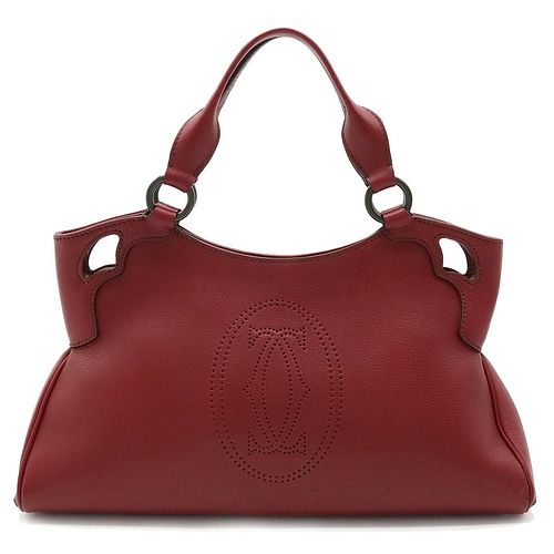 Cartier Marcello de SM Leather Tote Bag