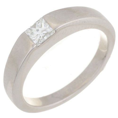 Cartier 18K White Gold Diamond Band Ring