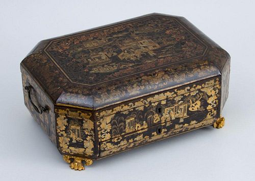 CHINESE EXPORT LACQUER WORK BOX