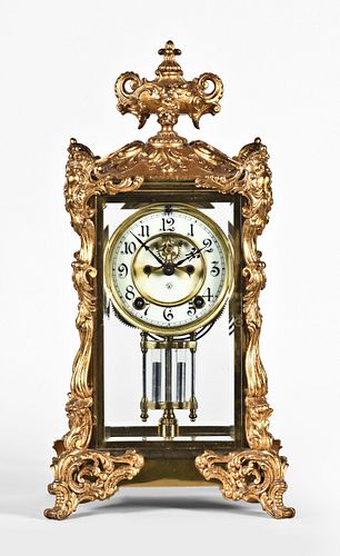 Ansonia Clock Co. Viscount crystal regulator