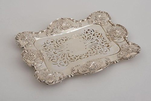 AMERICAN SILVER TRAY AND LINER