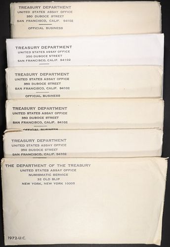 (2) 1968-1969, 1970, 1972 US  MINT SETS