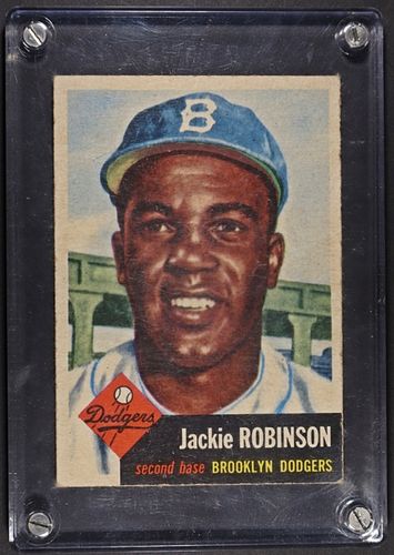 1953 TOPPS JACKIE ROBINSON CARD