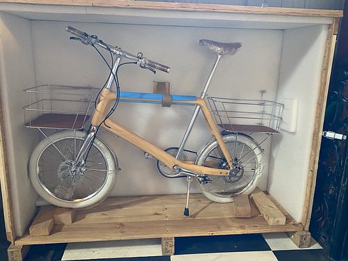 Rare Hermes Ash Bike in Original Crate w Paperwork