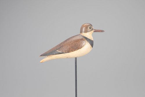 Semipalmated Plover Decoy by Mark S. McNair (b. 1950)