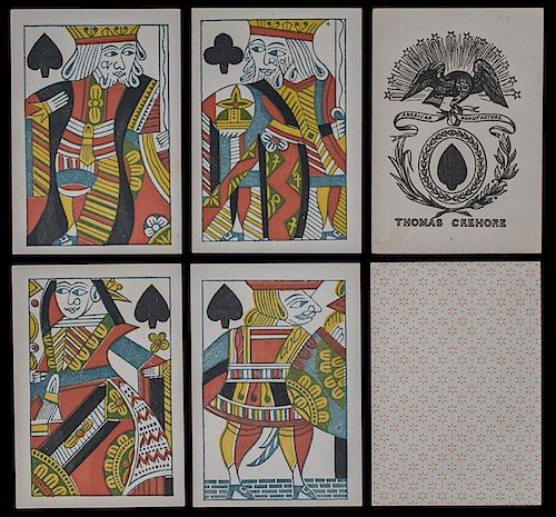 Thomas Crehore “American Manufacture” Playing Cards.