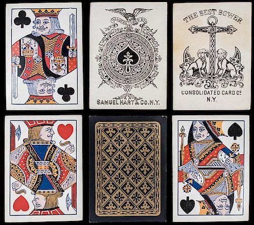 Samuel Hart & Co. Playing Cards.
