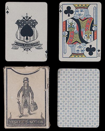 Union Playing Card Co. Eureka “Yankee’s Notion” Playing Cards.