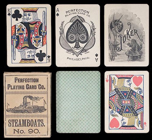 Perfection Playing Card Co. “Steamboats No. 90.”