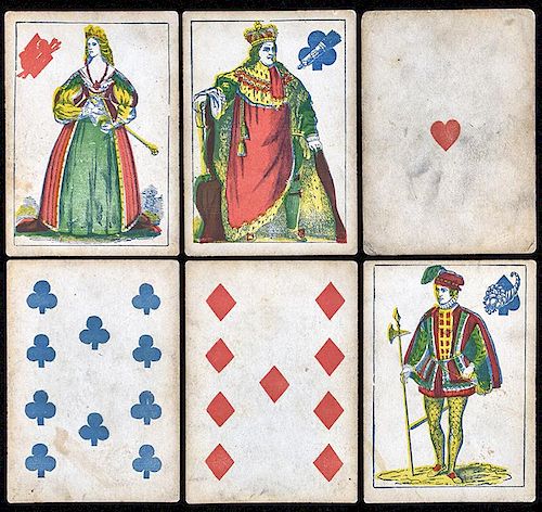 M. Nelson “Illustrations from the Five Plays of Shakespeare” Transparent Playing Cards.