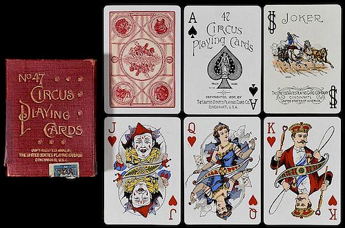 United States Playing Card Co. “Circus No. 47” Playing Cards.