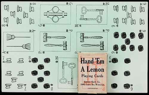 Lemon Card Co. “Hand ‘Em A Lemon” Playing Cards.