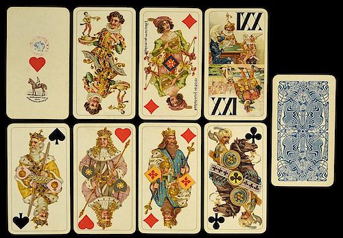 F. Piatnik Tarock Pack of Playing Cards.